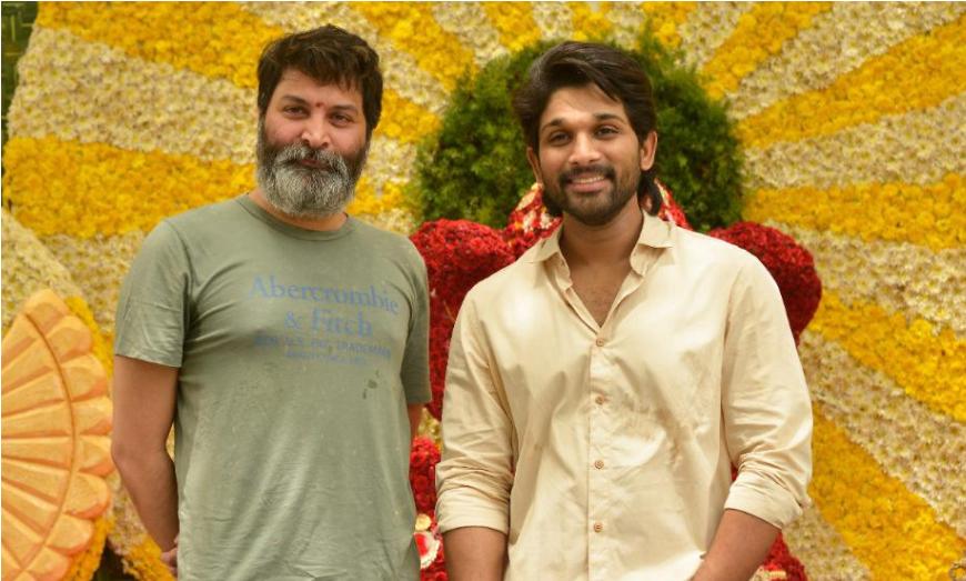 మొత్తానికి పట్టాలెక్కిన బన్నీ త్రివిక్రమ్ సినిమా మొత్తానికి పట్టాలెక్కిన బన్నీ త్రివిక్రమ్ సినిమా