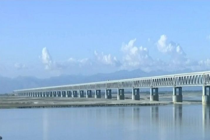 రేపు భారతలోనే అతి పెద్ద రోడ్డు, రైల్వే వంతెన ప్రారంభం రేపు భారతలోనే అతి పెద్ద రోడ్డు, రైల్వే వంతెన ప్రారంభం