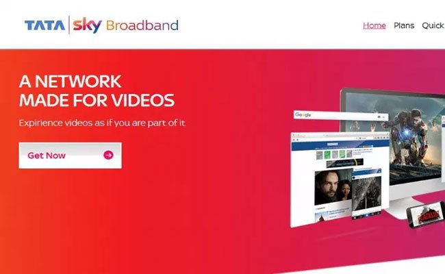 టాటా స్కై బ్రాడ్ బ్యాండ్ ఇంటర్నెట్ ఆఫర్లే.. ఆఫర్లు..