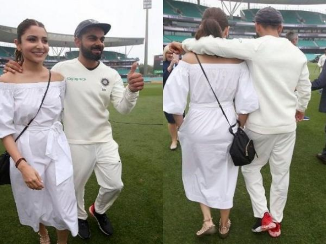 అనుష్కతో విక్టరీ వాక్‌.. కోహ్లీ మెసేజ్‌ ఏంటి?