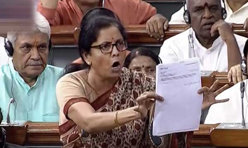 లోక్సభలో నిర్మలాసీతారామన్కు ఎందుకంత కోపం వచ్చింది!! లోక్సభలో నిర్మలాసీతారామన్కు ఎందుకంత కోపం వచ్చింది!!