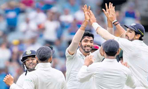 మూడో టెస్టులో టీమిండియా గెలుపు