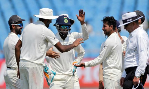 రాజ్‌కోట్ టెస్టులో భారత్ గ్రాండ్ విక్టరీ