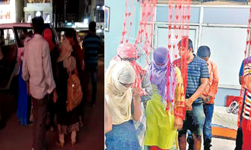 హైదరాబాద్‌‌లో సెక్స్ రాకెట్, 8మంది అరెస్టు