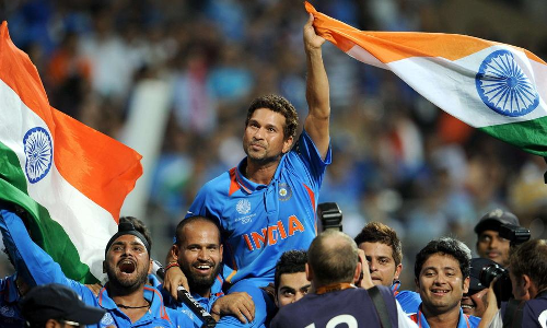 సచిన్ టెండూల్కర్ 58 మరియు 75 స్కోర్లు