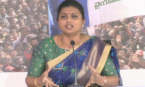 సీఎం చంద్రబాబుపై ఎమ్మెల్యే రోజా ఫైర్