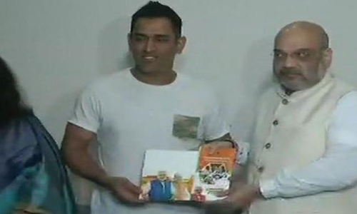 ధోనితో అమిత్‌షా భేటీ.. కారణం ఏంటంటే..