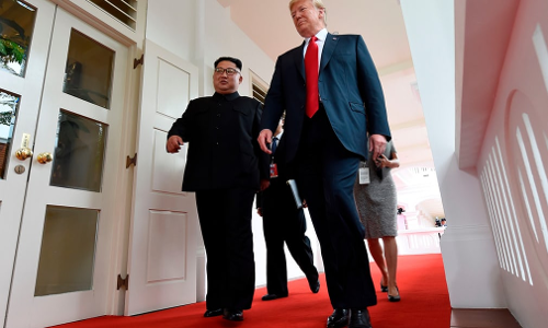 ఆద్యంతం ఉత్కంఠగా సాగిన ట్రంప్, కిమ్ భేటీ ఆద్యంతం ఉత్కంఠగా సాగిన ట్రంప్, కిమ్ భేటీ