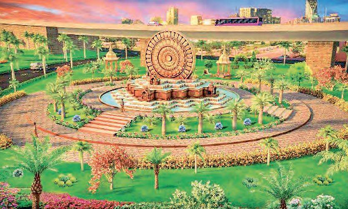 అమ‌రావ‌తి ఎంట్ర‌న్స్ అదిరింది