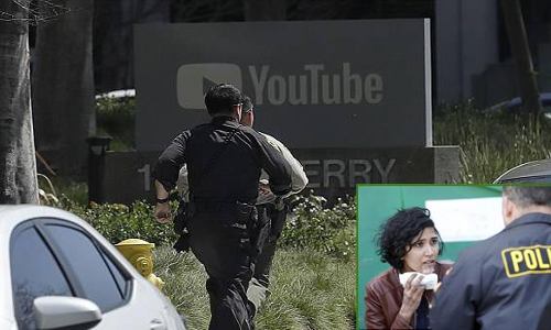 యూట్యూబ్ హెడ్‌క్వార్టర్స్‌లో కాల్పులు