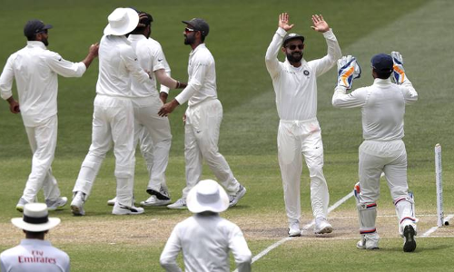 మొదటి టెస్టులో టీమిండియా గెలుపు..