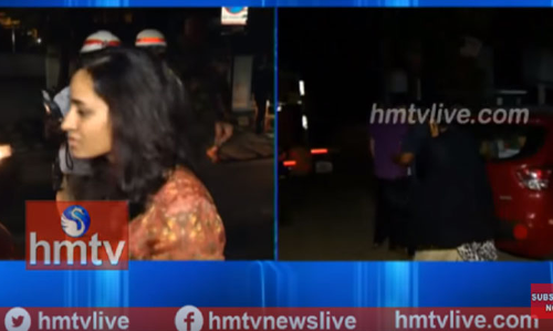 డ్రంక్ అండ్ డ్రైవ్ లో దొరికిన యువతి చేసిన పని చూస్తే..