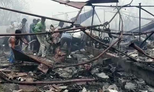 వరంగల్ భద్రకాళి ఫైర్వర్క్స్ లో ఫైర్