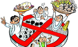 పండుగ పూట పప్పన్నమేనా? బిర్యానీ ఇస్తేనే ప్రచారానికి వస్తారట!!