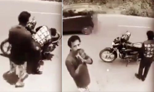 పర్సు దొంగతనం చేసి.. దేవుడు చూశాడని..