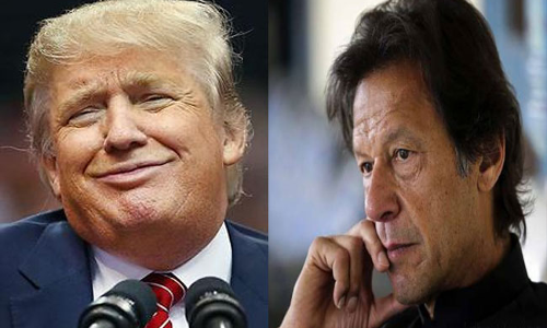 పాక్ ప్రధానికి ఝలక్ ఇచ్చిన ట్రంప్