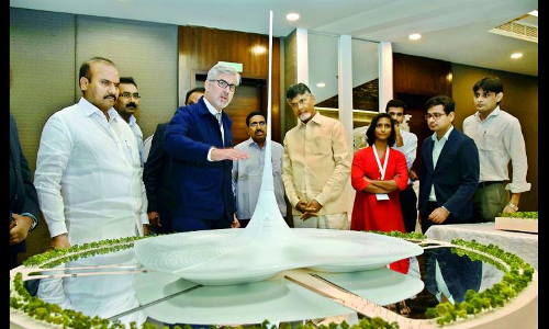 అమ‌రావ‌తి డిజైన్ల‌పై చంద్ర‌బాబు సంతృప్తి