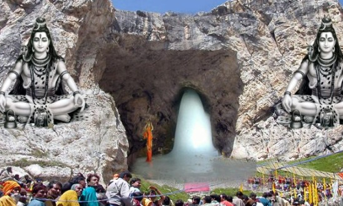 ఆ పరమశివుడే ఇలా మంచు రూపంలో!