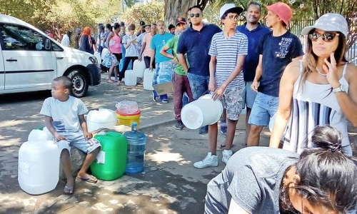 తాగేందుకు నీరు లేక విలవిల్లాడుతున్న కేప్ టౌన్