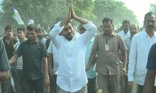 మరో మైలురాయిని దాటిన ప్రజాసంకల్పయాత్ర