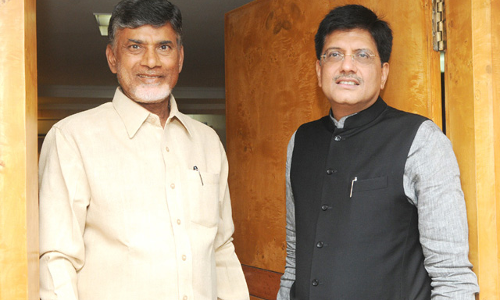 టీడీపీని డిఫెన్స్ లో పడేసిన పియూష్ గోయోల్ వ్యాఖ్యలు టీడీపీని డిఫెన్స్ లో పడేసిన పియూష్ గోయోల్ వ్యాఖ్యలు