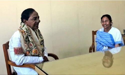 మమతా బెనర్జీతో సీఎం కేసీఆర్ భేటీ