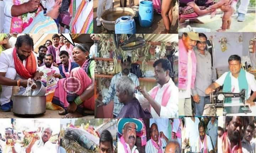 ఓటు కోసం కోటి తిప్పలు... ఎన్నికల వేళ ఎన్ని సిత్రాలో!!