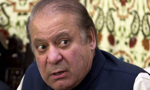 నవాజ్ షరీఫ్ కి జైలుశిక్ష.