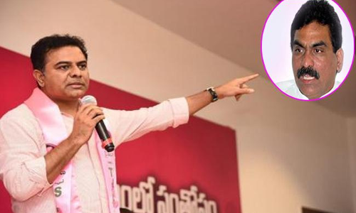 సర్వే ట్విస్ట్ : లగడపాటి చేసిన మెసేజ్‌ను ట్విట్టర్‌లో షేర్‌ చేసిన కేటీఆర్‌