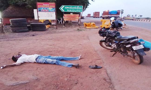 కొడుకును చూసి వస్తూ అనంతలోకాలకు