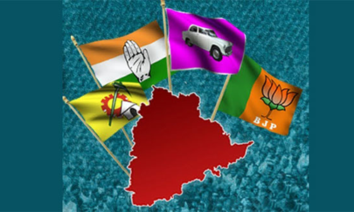 తెలంగాణ కురుక్షేత్ర సమరం... మాటలే శస్త్రాలు తెలంగాణ కురుక్షేత్ర సమరం... మాటలే శస్త్రాలు