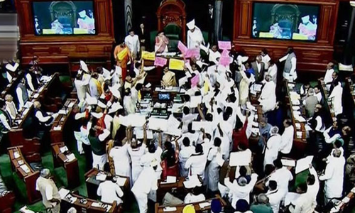 లోక్‌సభలో మళ్లీ అదే సీన్‌.. నిమిషం లోపే వాయిదా