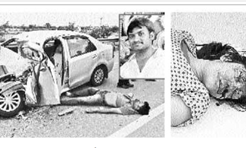 తీవ్ర విషాదం.. తల్లి అంత్యక్రియలకు వెళుతూ కొడుకు,మహిళ మృతి