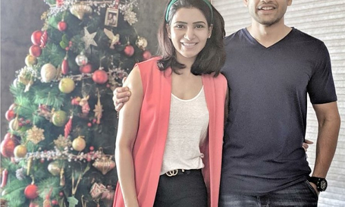 భ‌ర్త‌తో క్రిస్మ‌స్ వేడుక‌లు జ‌రుపుకున్న సమంత‌