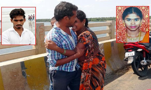 నదిలోకి దూకి ప్రేమజంట ఆత్మహత్య.. దొరకని యువతి మృతదేహం!