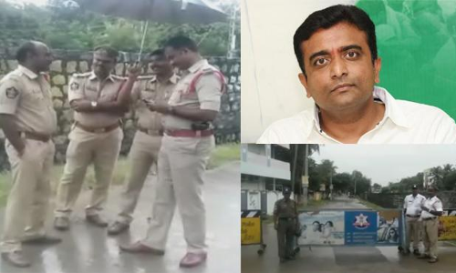 వైసీపీ నేతలు కాసు, పిన్నెల్లి ఇంటివద్ద భారీగా పోలీసులు