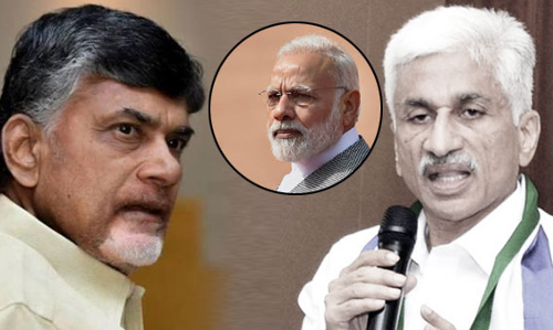 పీఎం కాళ్లుమొక్కిన విజయసాయి..ఇదేనా మన సాంప్రదాయం పీఎం కాళ్లుమొక్కిన విజయసాయి..ఇదేనా మన సాంప్రదాయం