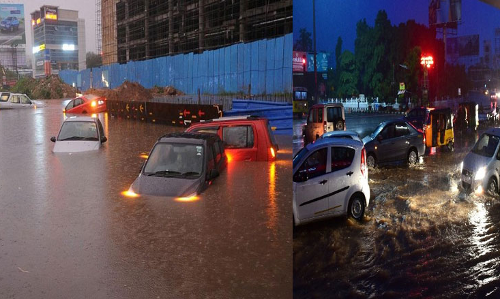 అర్ధరాత్రి బీభత్సం సృష్టించిన వాన...మరో 48గంటల్లో...