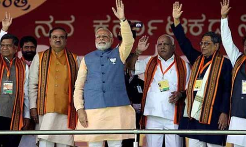 మోడీ వ్యూహ తంత్రం... కన్నడిగులను మెప్పిస్తుందా? మోడీ వ్యూహ తంత్రం... కన్నడిగులను మెప్పిస్తుందా?