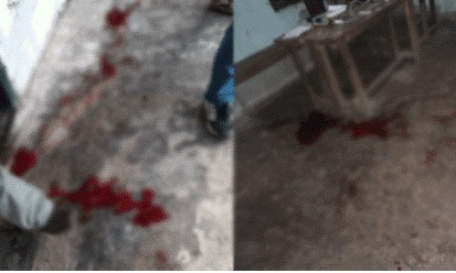 పోలింగ్ బూత్లో పేలిన నాటు బాంబు పోలింగ్ బూత్లో పేలిన నాటు బాంబు