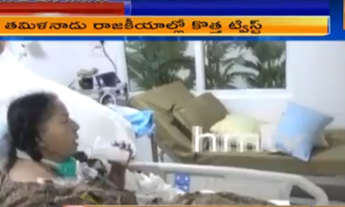 తమిళనాడు రాజకీయాల్లో కొత్త ట్విస్ట్..జయ జ్యూస్ తాగుతున్న దృశ్యాలు..!