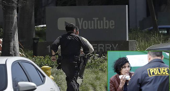 యూట్యూబ్ హెడ్‌క్వార్టర్స్‌లో కాల్పులు