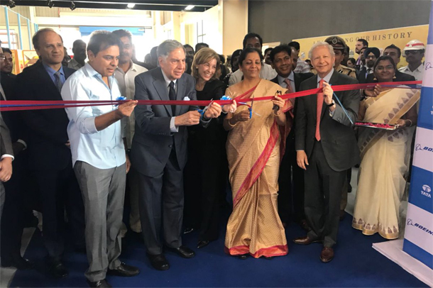 టాటా బోయింగ్ ఏరోస్పేస్ కంపెనీ ప్రారంభం టాటా బోయింగ్ ఏరోస్పేస్ కంపెనీ ప్రారంభం