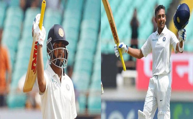 షాన్‌దార్‌ పృథ్వీ.. ఈ సెంచరీ నాన్నకే అంకితం