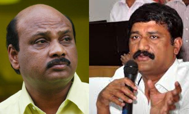 గొయ్యి తీసి పాతేస్తా.. మంత్రి అయ్యన్న ఫైర్..