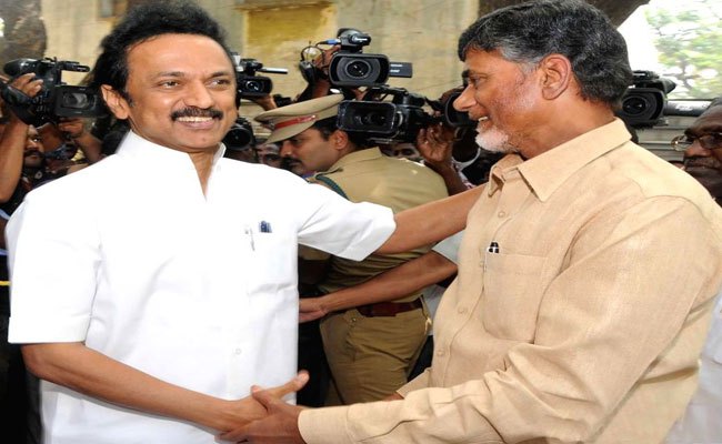 లక్ష్యం అదే.. నేడు స్టాలిన్ తో చంద్రబాబు భేటీ..