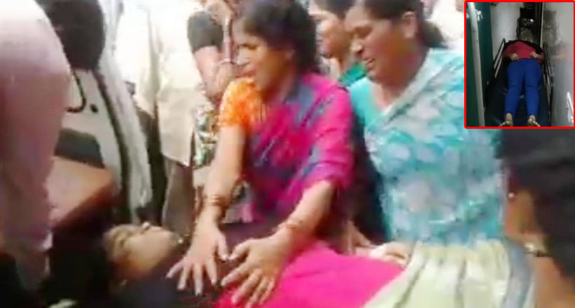 క్లాస్ రూమ్ లో కుప్పకూలిన విధ్యార్థిని