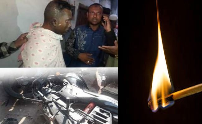 రెచ్చిపోయిన ప్రేమోన్మాది… ఒంటికి నిప్పంటించుకొని యువతి ఇంట్లోకి