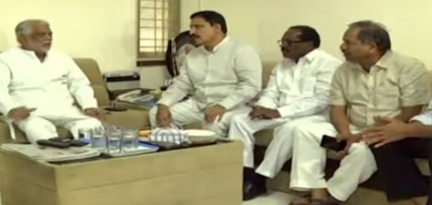 టీఆర్ఎస్ ఎంపీ ఇంటికెళ్లిన టీడీపీ ఎంపీలు