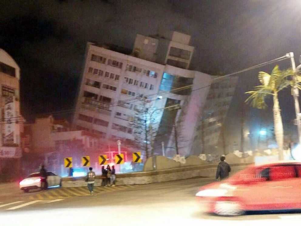 తైవాన్ లో భారీ భూకంపం... తైవాన్ లో భారీ భూకంపం...